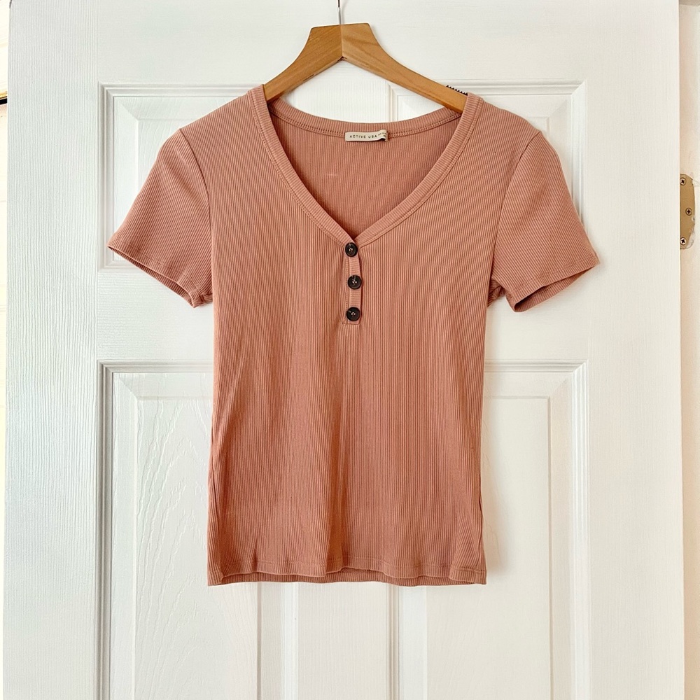 Active USA Pink Mini Tee